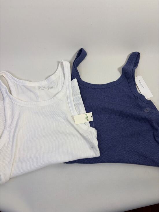 aerie Tops - American Eagle Aerie Lot of 2 Tank Tops Ribbed Scoop Neck Size Small NEW